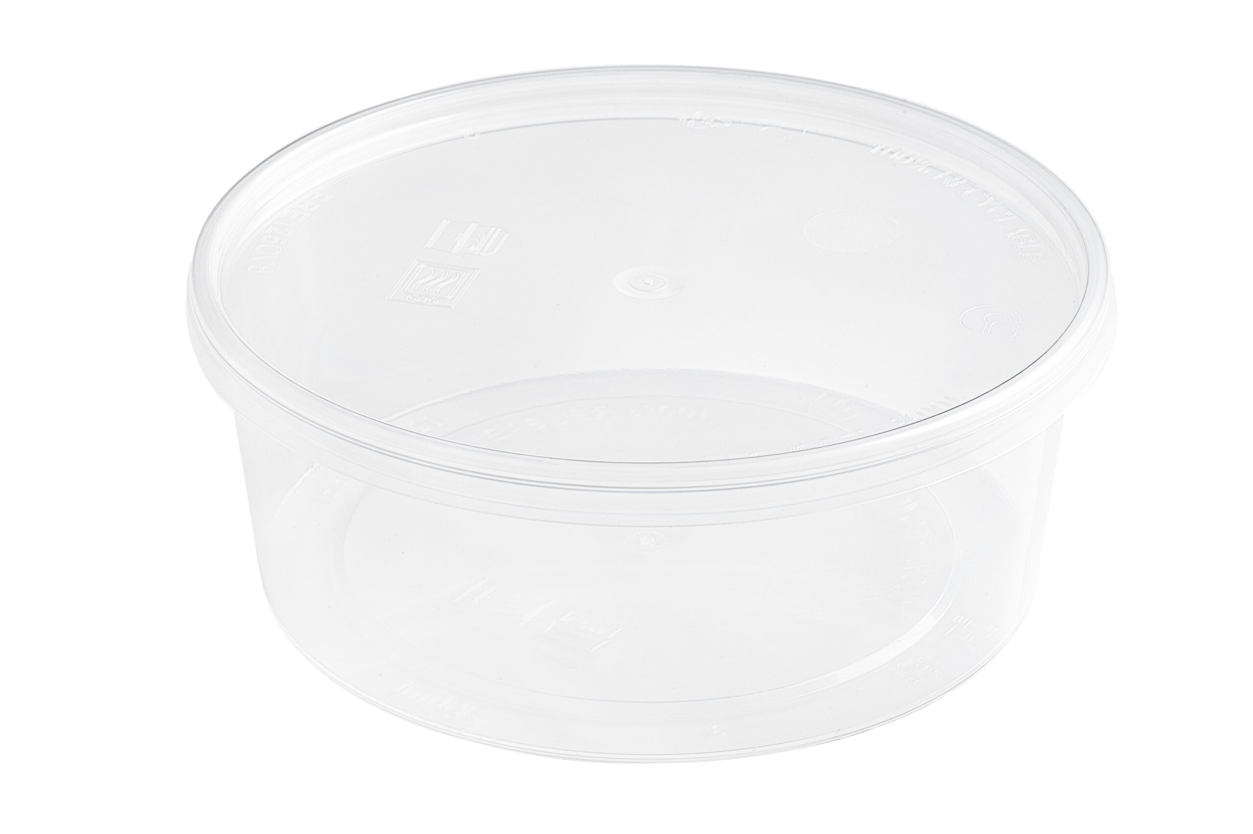 Grandes Boîtes En Plastique Micro-ondables Avec Couvercles Fiesta 1 L (lot De 250) - DM183